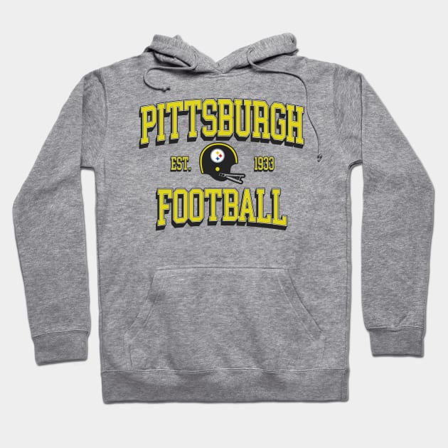 Pittsburgh Football Hoodie by mbloomstine